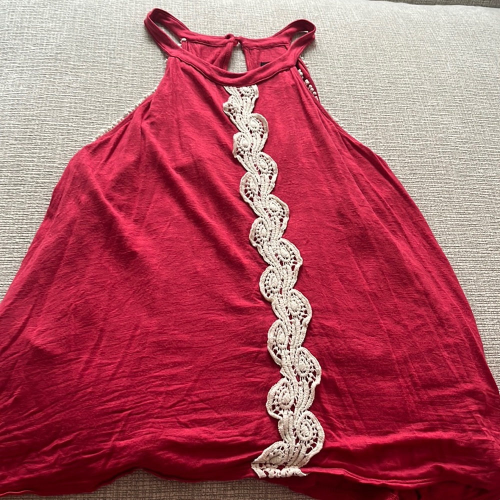 Coral tank top